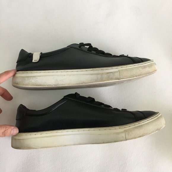 HOUSE OF FUTURE Black Leather Low Top Sneaker 8 - Picture 7 of 8